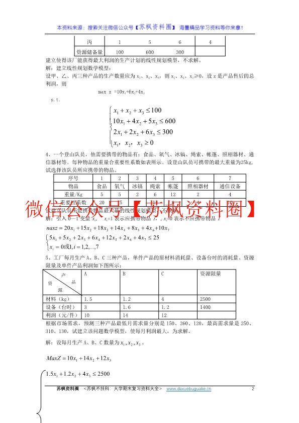 运筹学